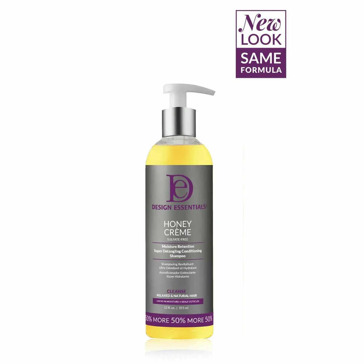 Design Essentials: Honey Crème Shampoo 8Oz 1