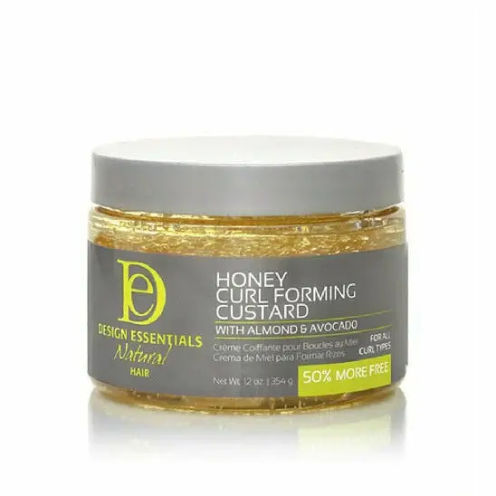 Design Essentials: Honey Curl Forming Custard 12Oz 1