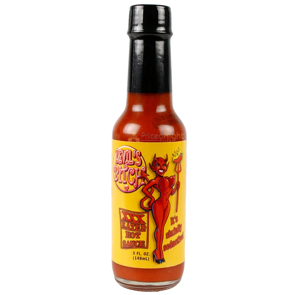 Devil's Bitch Xxx Rated Hot Sauce 5 Oz Habanero Ghost Pepper 1