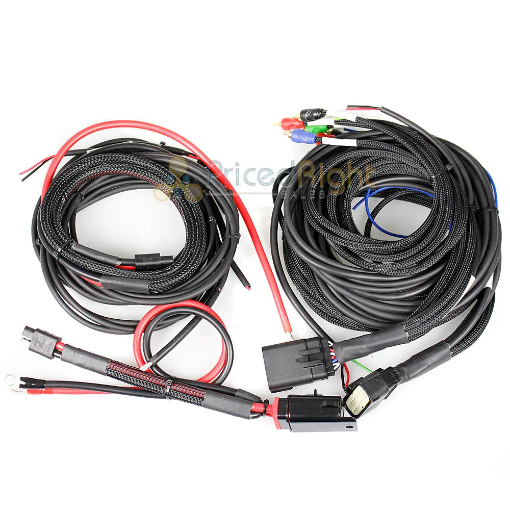 Diamond Audio 4 Channel Audio Wiring Kit For Harley Davidson Saddlebags Mshr4 1