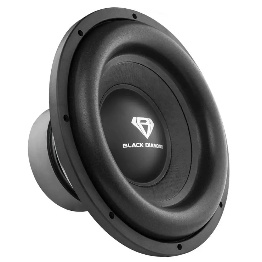 Black Diamond 12" Subwoofer 1200 Watts Dual 2 Ohm Car Audio Dia-R12d2 Single 1