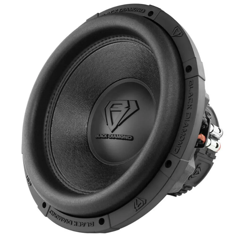 Black Diamond 12" Subwoofer Dual 4 Ohm 2000W Max Car Audio Dia-T12.4D Single 1