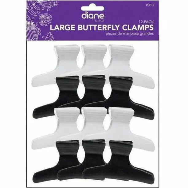 Diane: Large Butterfly Clamps #D13 1