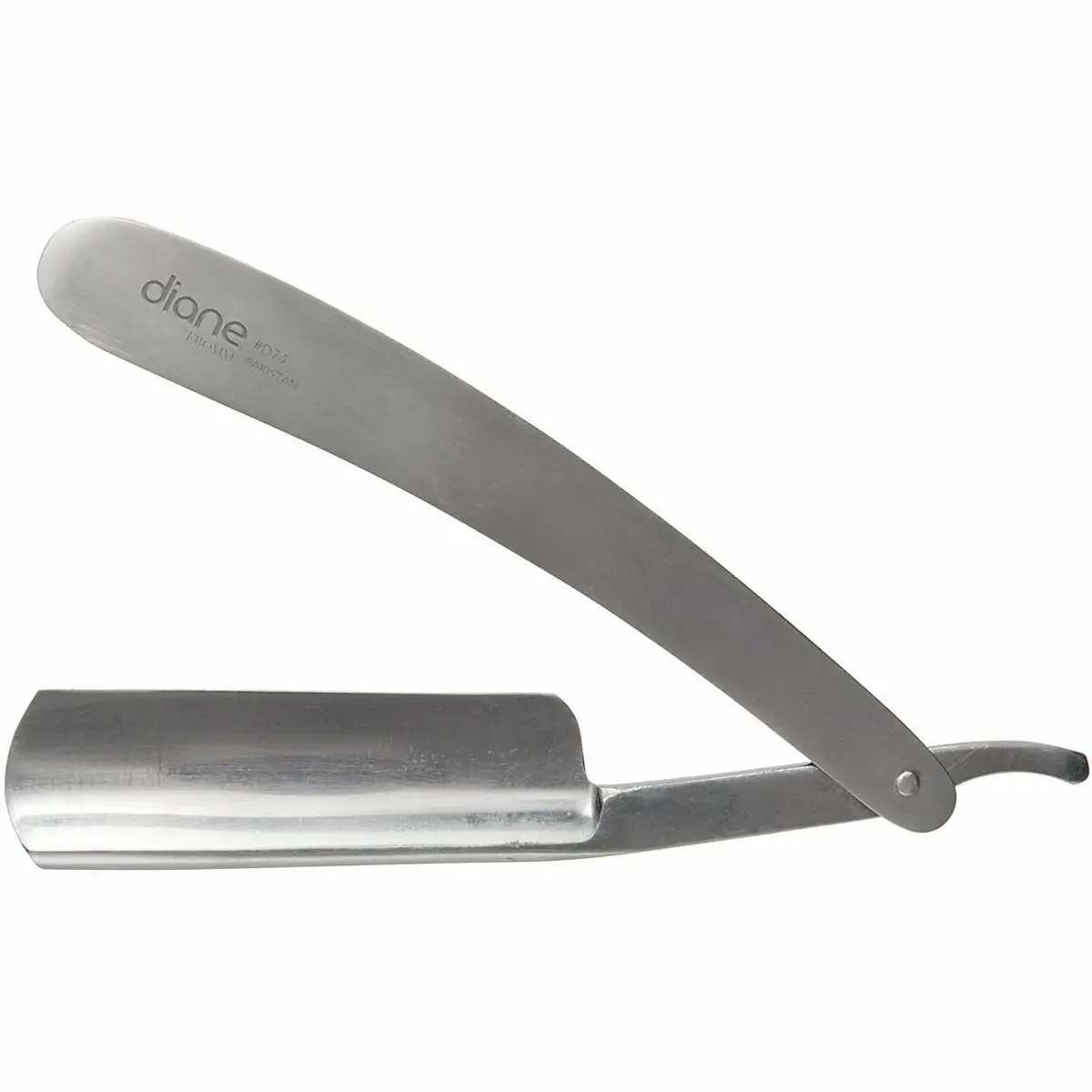 Diane: Professional Straight Razor With Stainless Steel Handle #D74 1