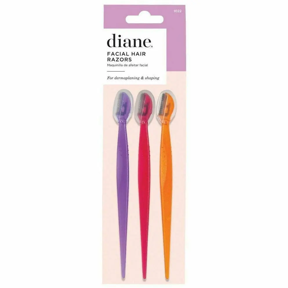 Diane: #1022 Facial Hair Razors 3Pk 1