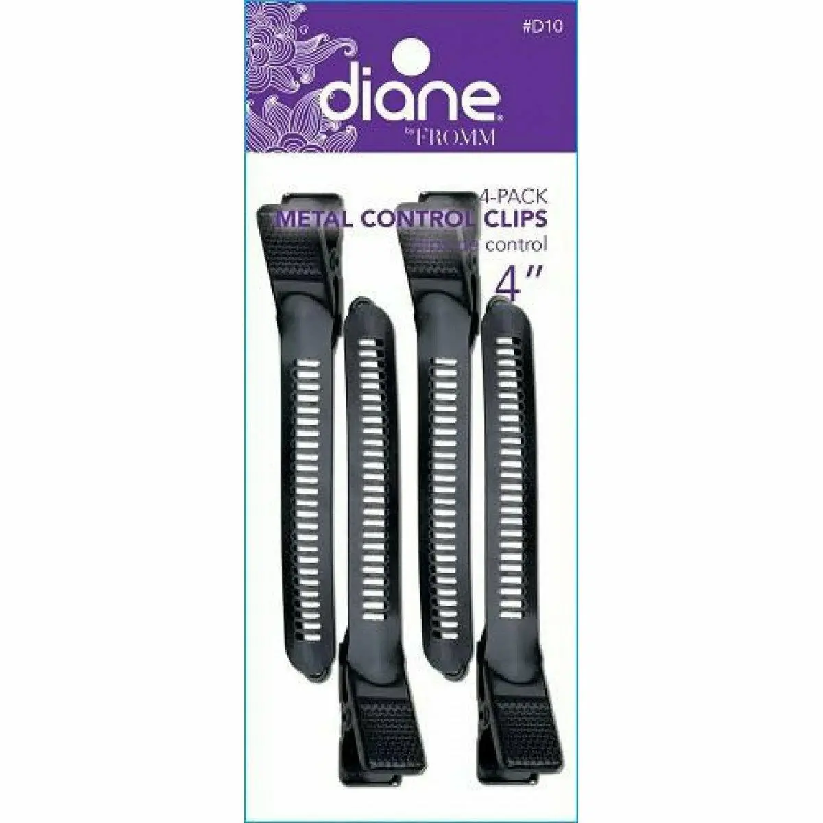 Diane: 4" Metal Clips 4Pc 1