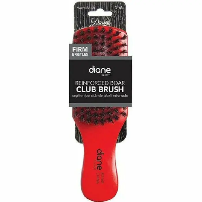 Diane: Firm Bristles Reinforced Boar Club Brush #D168 1