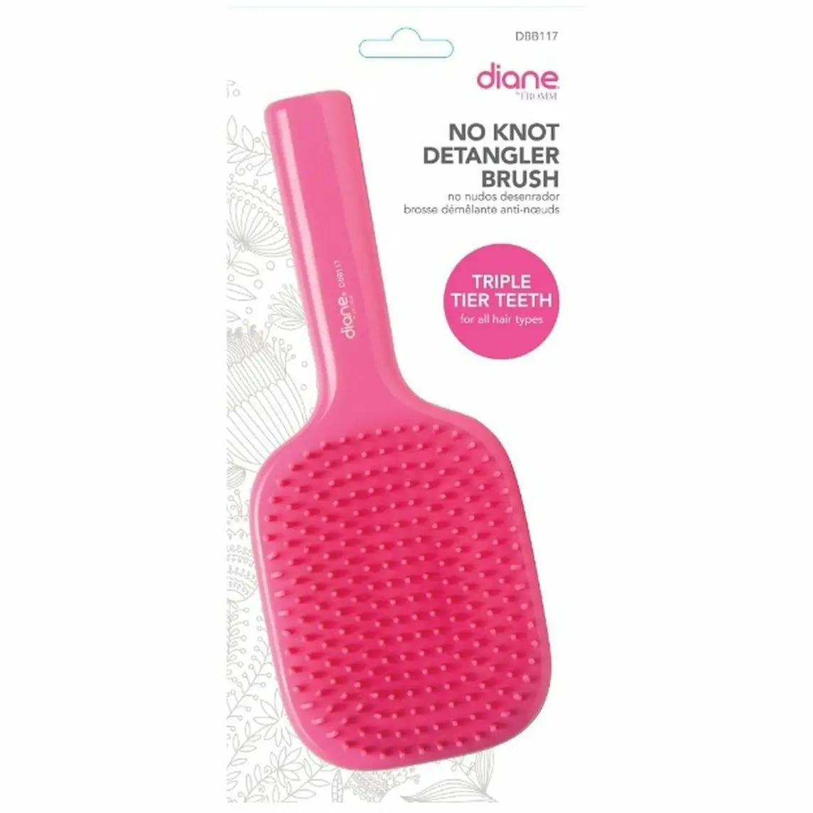 Diane: No Knot Detangler Brush #Dbb117 1
