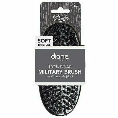 Diane: Soft 100% Boar Military Brush #D8167 1