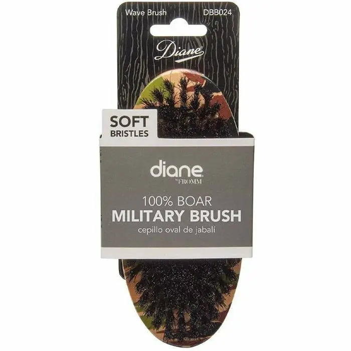 Diane: Soft 100% Boar Military Brush #Dbb024 1