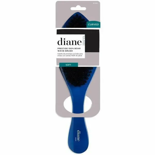 Diane: Soft Curved 100% Prestige Boar Wave Brush #D1707 1