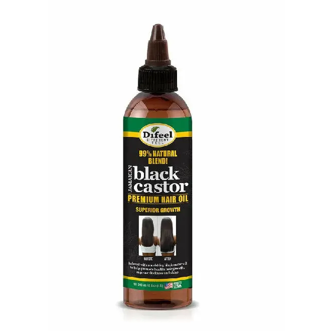 Difeel: 99% Natural Blend Jamaican Black Castor Hair Oil 8Oz 1