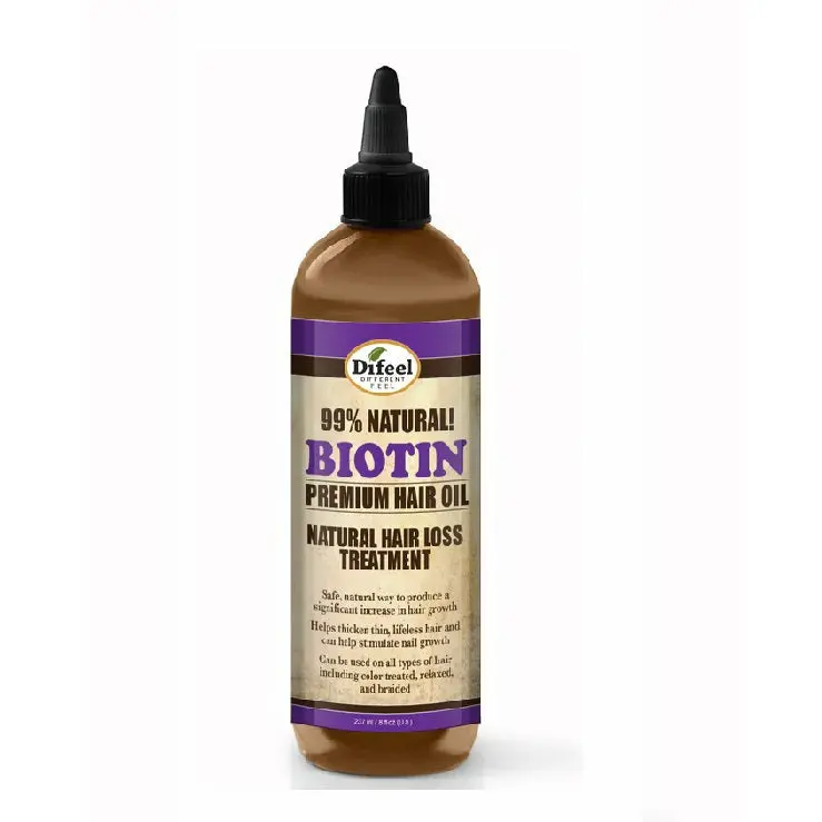 Difeel: 99% Natural Premium Hair Oil-Biotin Oil 7.78Oz 1