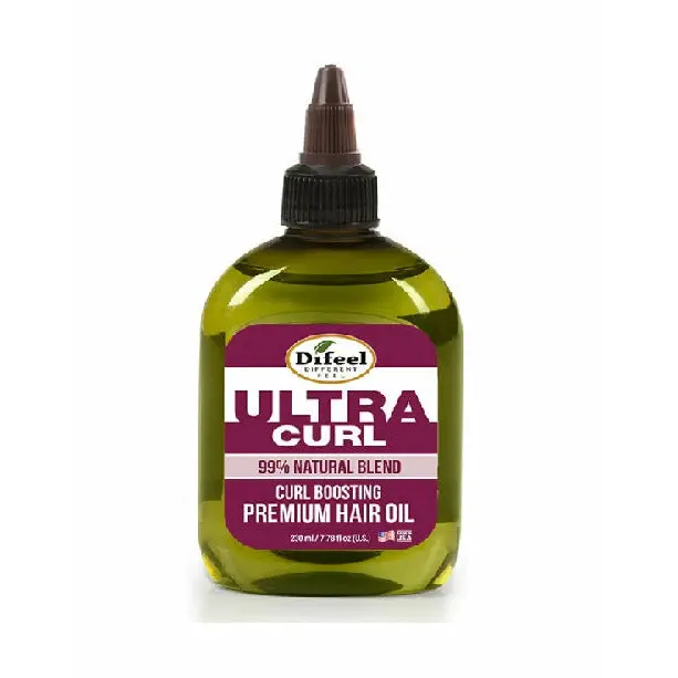 Difeel: 99% Natural Ultra Curl Premium Hair Oil-Curl Boosting Hair Oil 8Oz 1