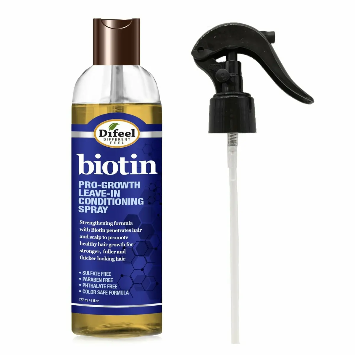 Difeel: Biotin Pro-Growth Leave-In Conditioning Spray 6Oz 1