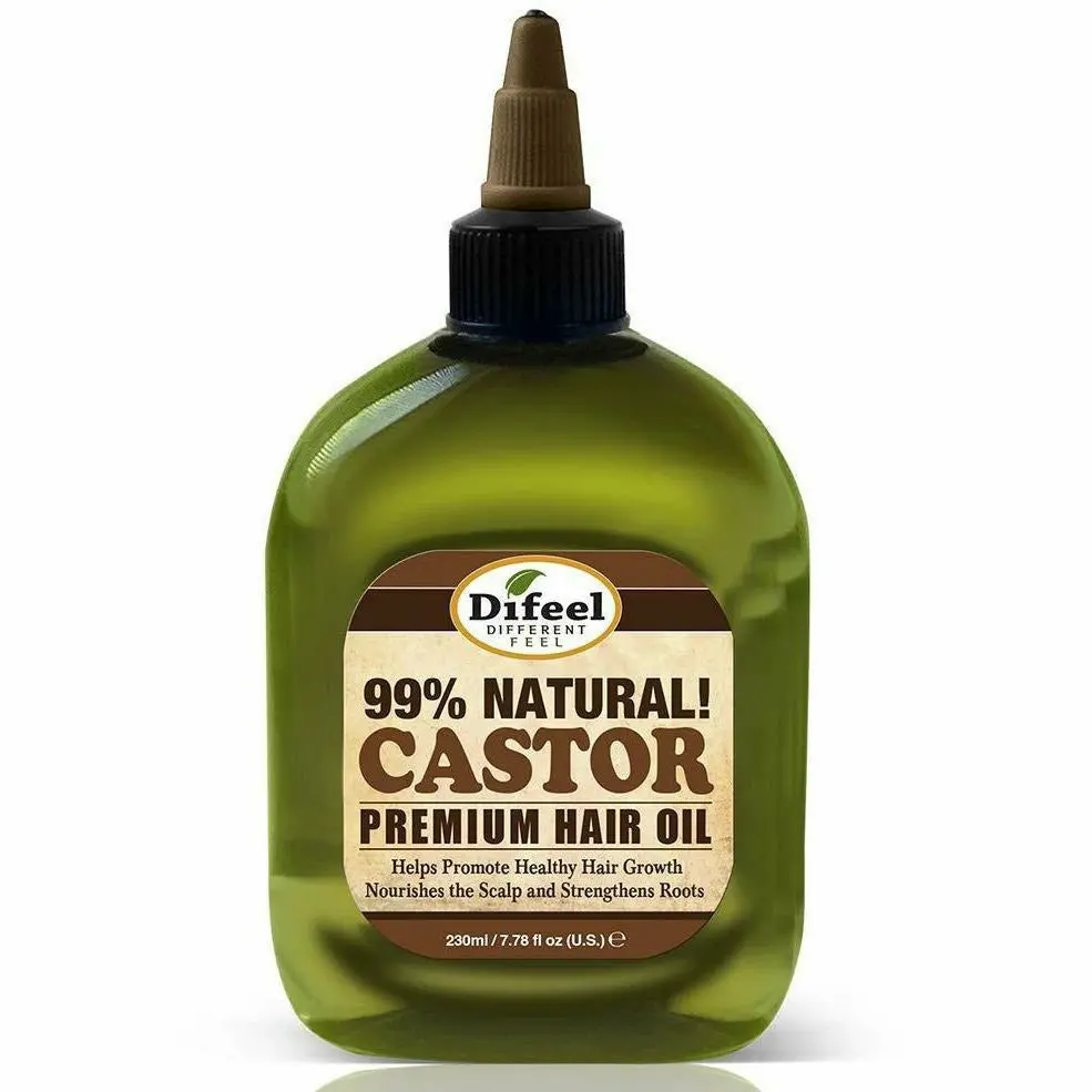 Difeel: Hemp 99% Natural Castor Hair Oil Pro-Growth 2.5Oz 1