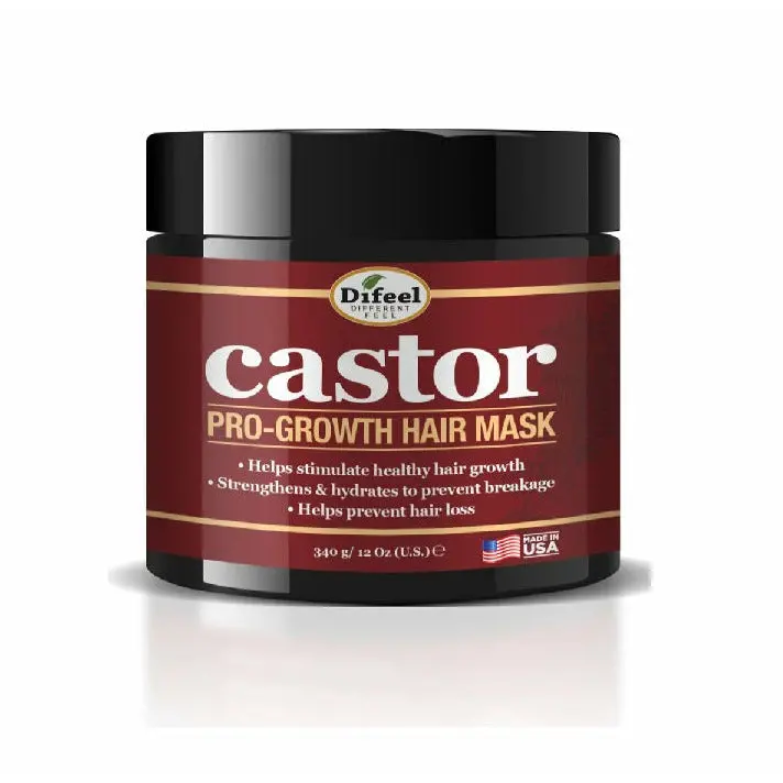 Difeel: Castor Pro-Growth Hair Mask 12Oz 1