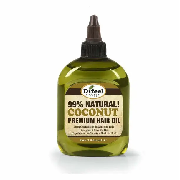Difeel: Coconut  Premium Hair Oil 8Oz 1