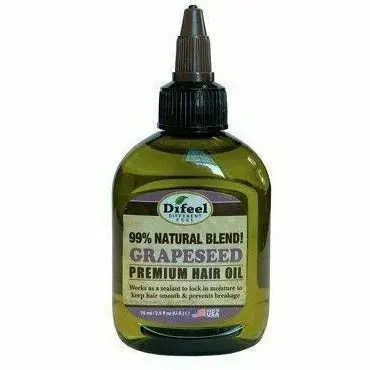 Difeel:Hemp 99% Natural Grapeseed  Hair Oil Pro-Growth 2.5 Oz 1