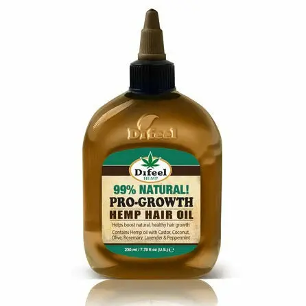Difeel: Hemp 99% Natural Hemp Hair Oil Pro-Growth 7.75Oz 1