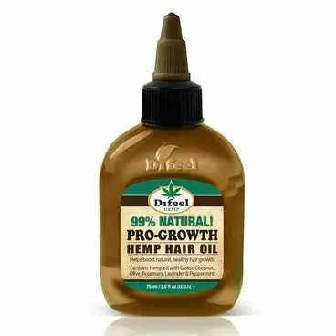 Difeel: Hemp 99% Natural Hemp Hair Oil Pro-Growth 2.5Oz 1