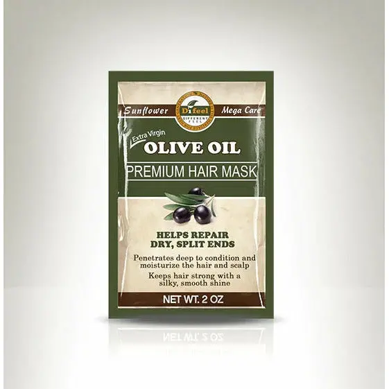 Difeel: Premium Hair Mask-Olive Oil 1.75Oz 1