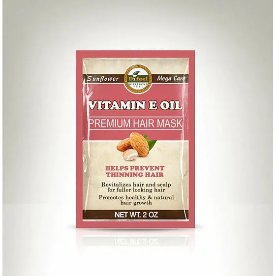 Difeel: Premium Hair Mask-Vitamin E Oil 1.75Oz 1