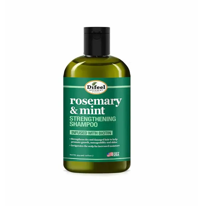 Difeel: Rosemary And Mint Hair Strengthening Shampoo With Biotin 12Oz 1