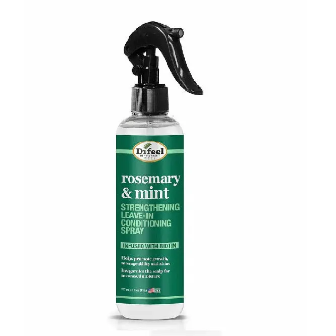 Difeel: Rosemary And Mint Strengthening Leave-In Conditioning Spray 6Oz 1