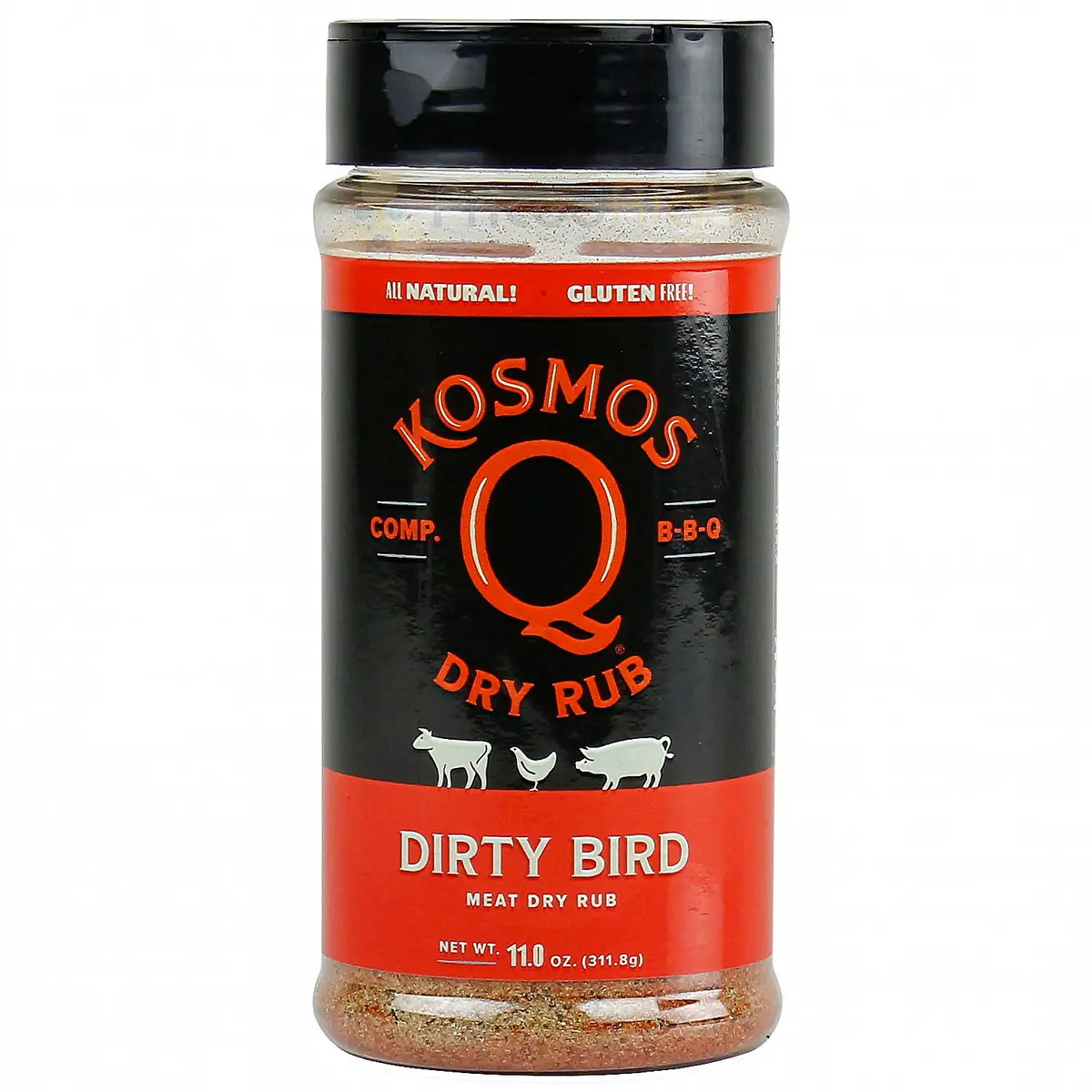 Kosmos Q Dirty Bird Competition Rated Bbq Meat Dry Rub 11 Ounce All Natural 1