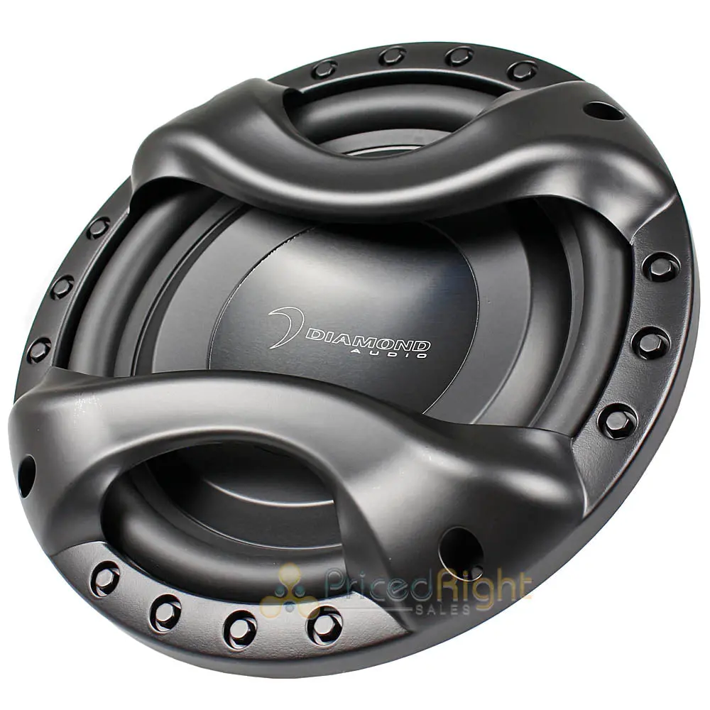 Diamond Audio 10" Shallow Mount Subwoofer 500 Watts Max Dual 2 Ohm Dmd102sh 1