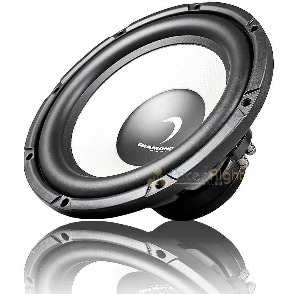 12" Subwoofer 400 Watts Max Power Dual 4 Ohm Dvc Dmd Series Dmd124 Diamond Audio 1