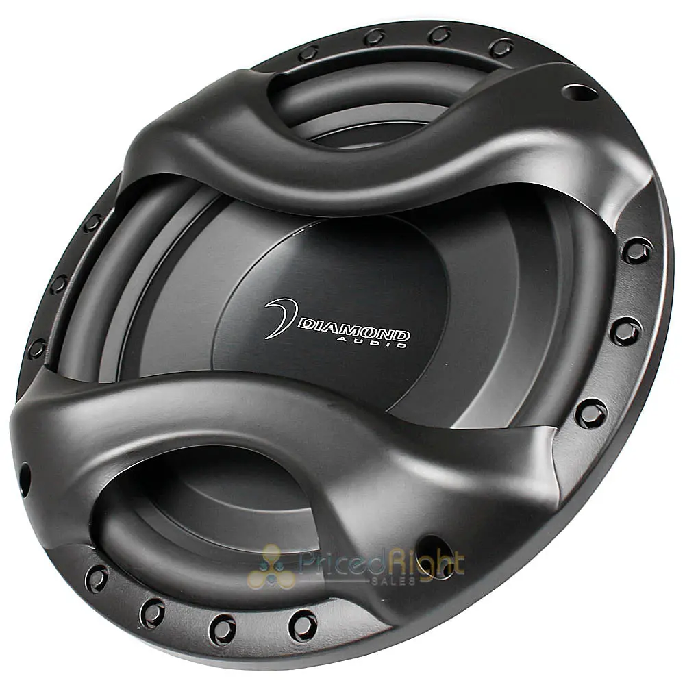 Diamond Audio 12" Shallow Mount Subwoofer 600 Watts Max 4 Ohm Dmd124sh Single 1
