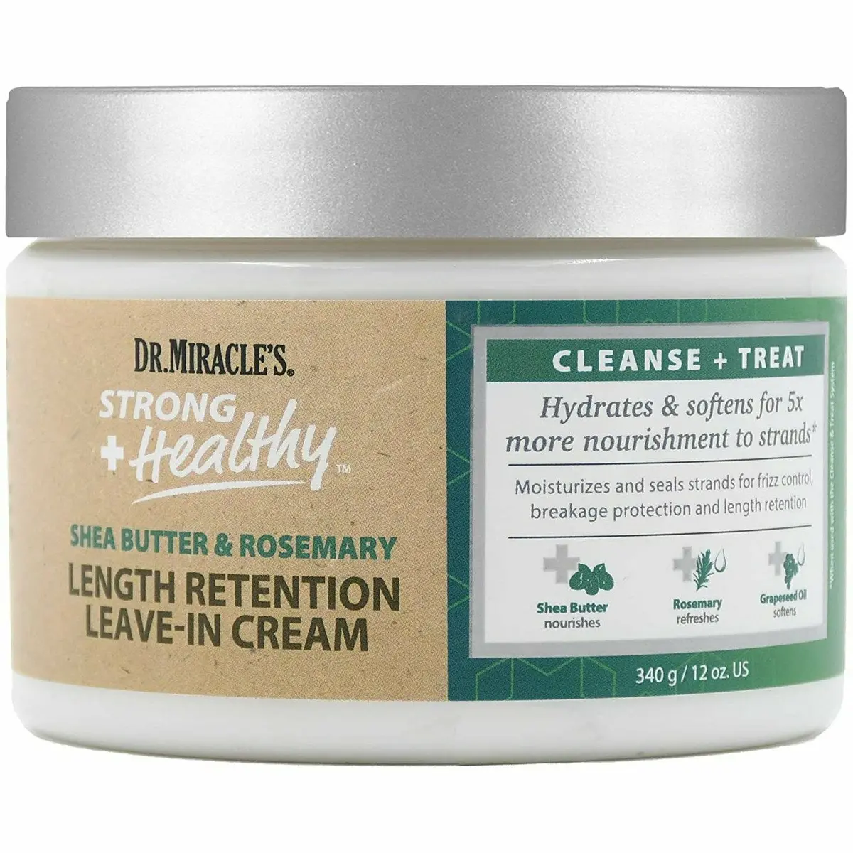 Dr. Miracle's: Strong + Healthy Leave-In Cream 12Oz 1