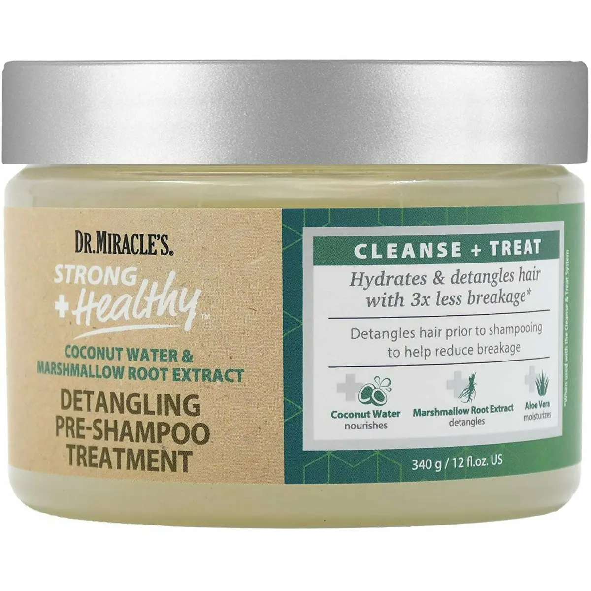 Dr. Miracle's: Strong + Healthy Pre-Shampoo Treatment 12Oz 1