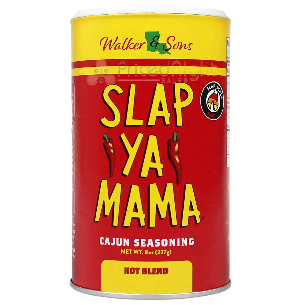 Slap Ya Mama Cajun Seasoning Hot Blend 8 Oz Gluten Free Shaker Bottle Dr374 1