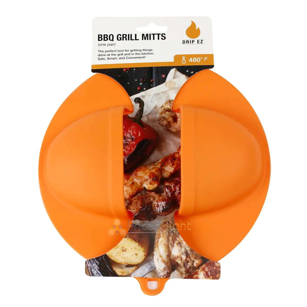 Drip Ez Bbq Rubber 480 Degree Fahrenheit Graded Grill Mitts Pair Dishwasher Safe 1