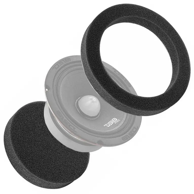 8" Car Door Speaker Foam Rings Blocker Soundproof Pair Car Audio Ds18 Dsfr8 1