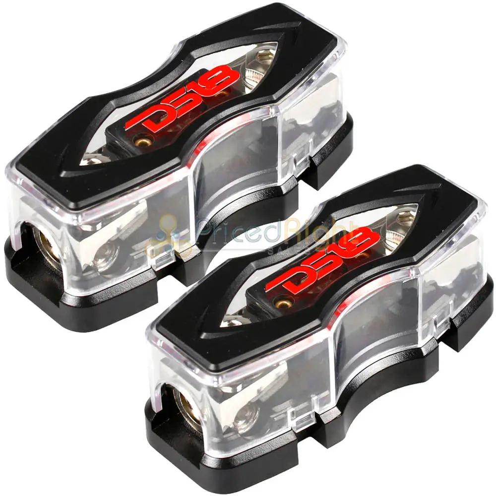 2 Pack Ds18 0 4 Gauge Anl Fuse Holder With 200 Amp Anl Fuse Fhsanl200a 1