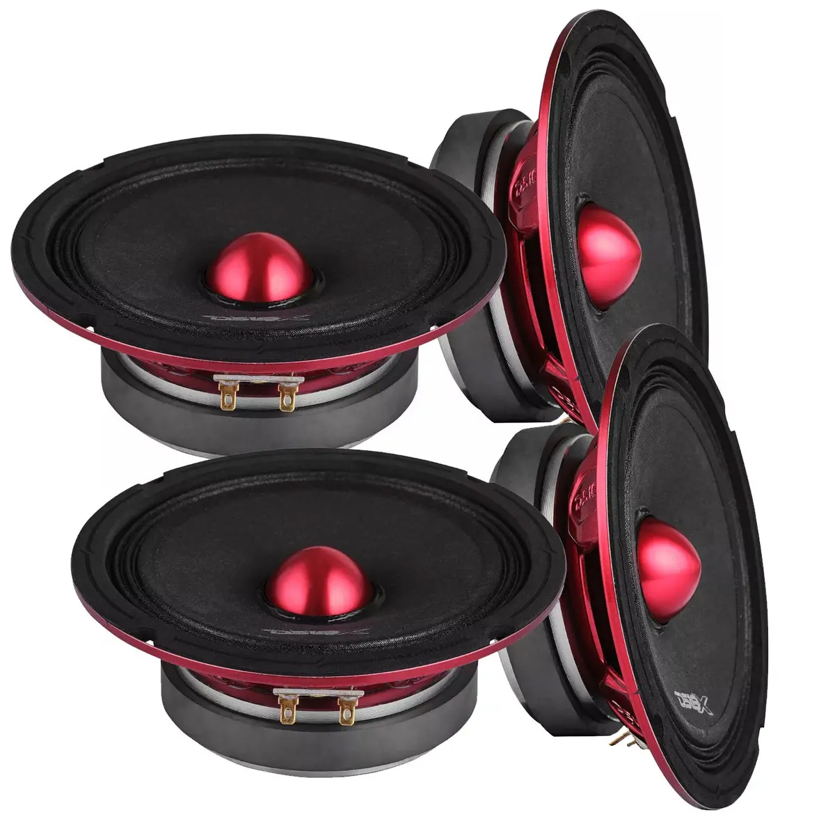 4 Ds18 Pro-X6.4Bmsl 400W Max 6.5" Slim Midrange Speaker And Bullet 4 Ohm Shallow 1