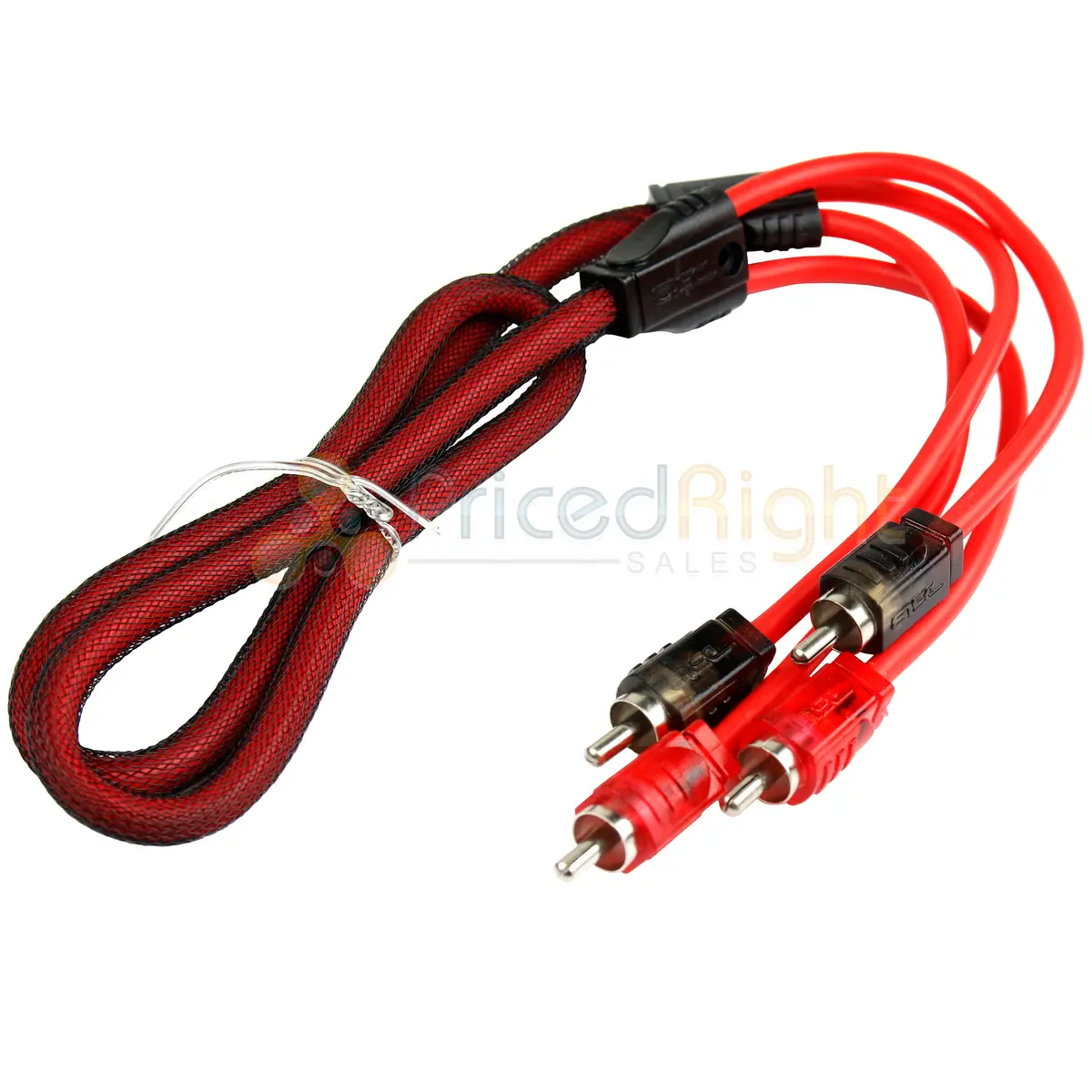 3 Foot Rca Cable Ofc Interconnect Ds18 R3 Competition Rated Performance Red 1