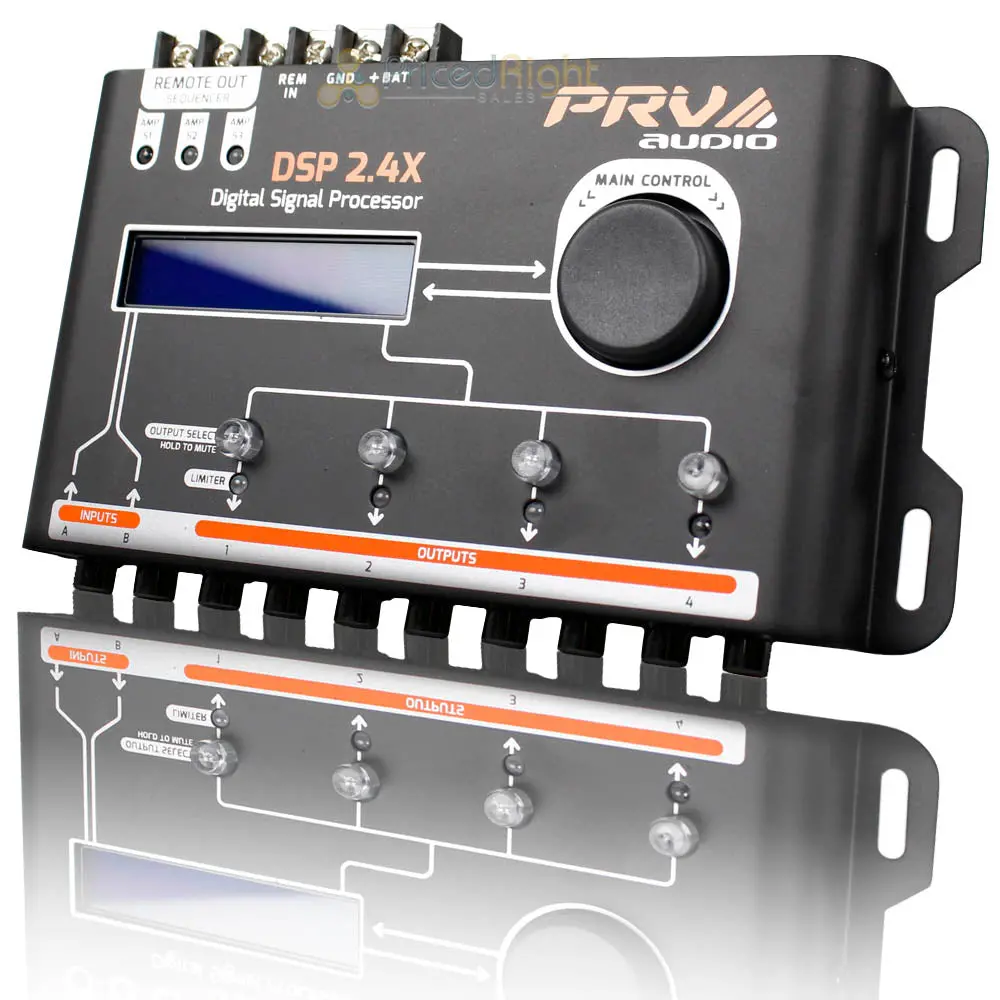 Prv Audio Digital Audio Processor/Crossover And Equalizer Four Channels Dsp2.4X 1