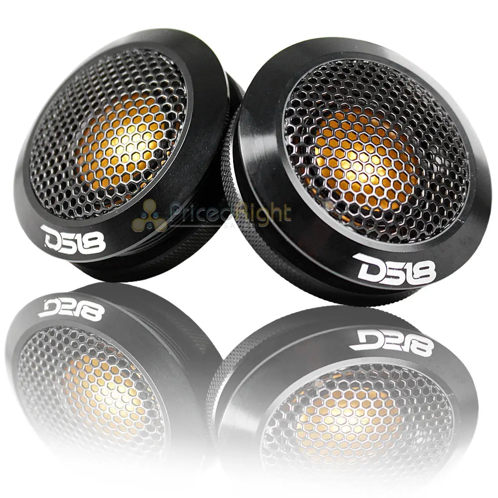 Ds18 2.2" Titanium Dome Tweeter With Aluminum Body 60 Watts Max 4 Ohm Dtx Pair 1