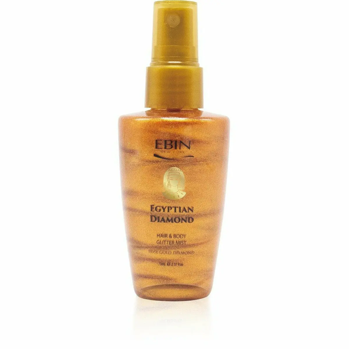 Ebin New York: Egyptian Diamond Hair & Body Glitter Mist - Rose Gold 1