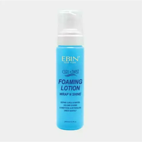 Ebin New York: Curl & Twist Foaming Lotion Wrap In Shine 1
