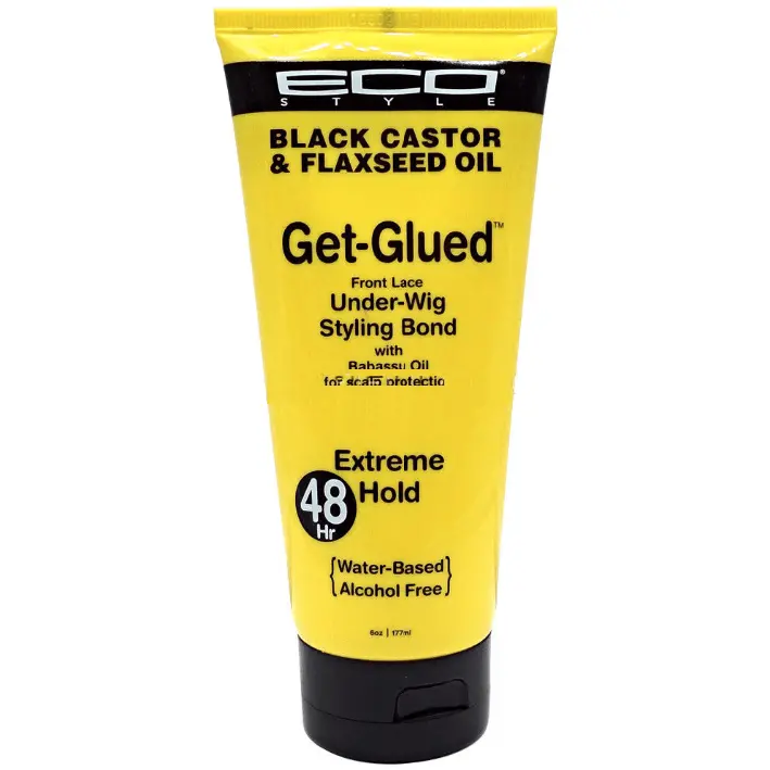 Eco Style: Black Castor & Flaxseed Oil Get-Glued 6Oz 1