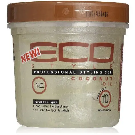 Eco Style: Coconut Oil Gel 16Oz 1