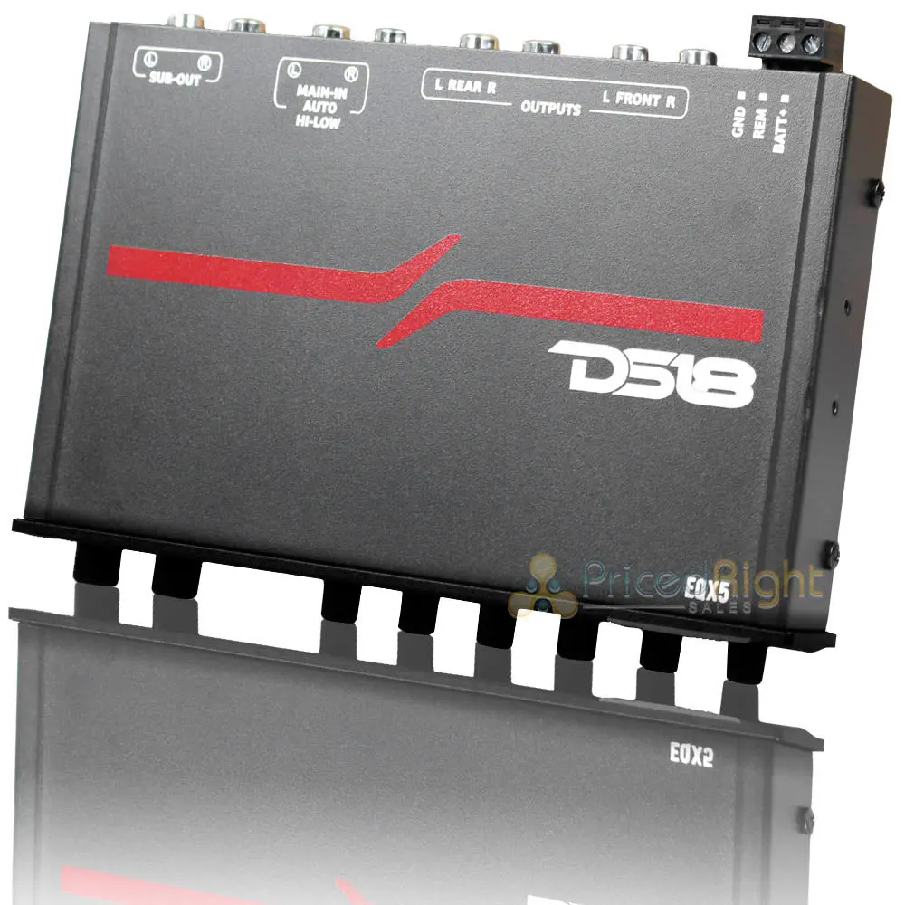 Ds18 5 Band Equalizer Subwoofer Control With High Level Input Auto Turn On Eqx5 1