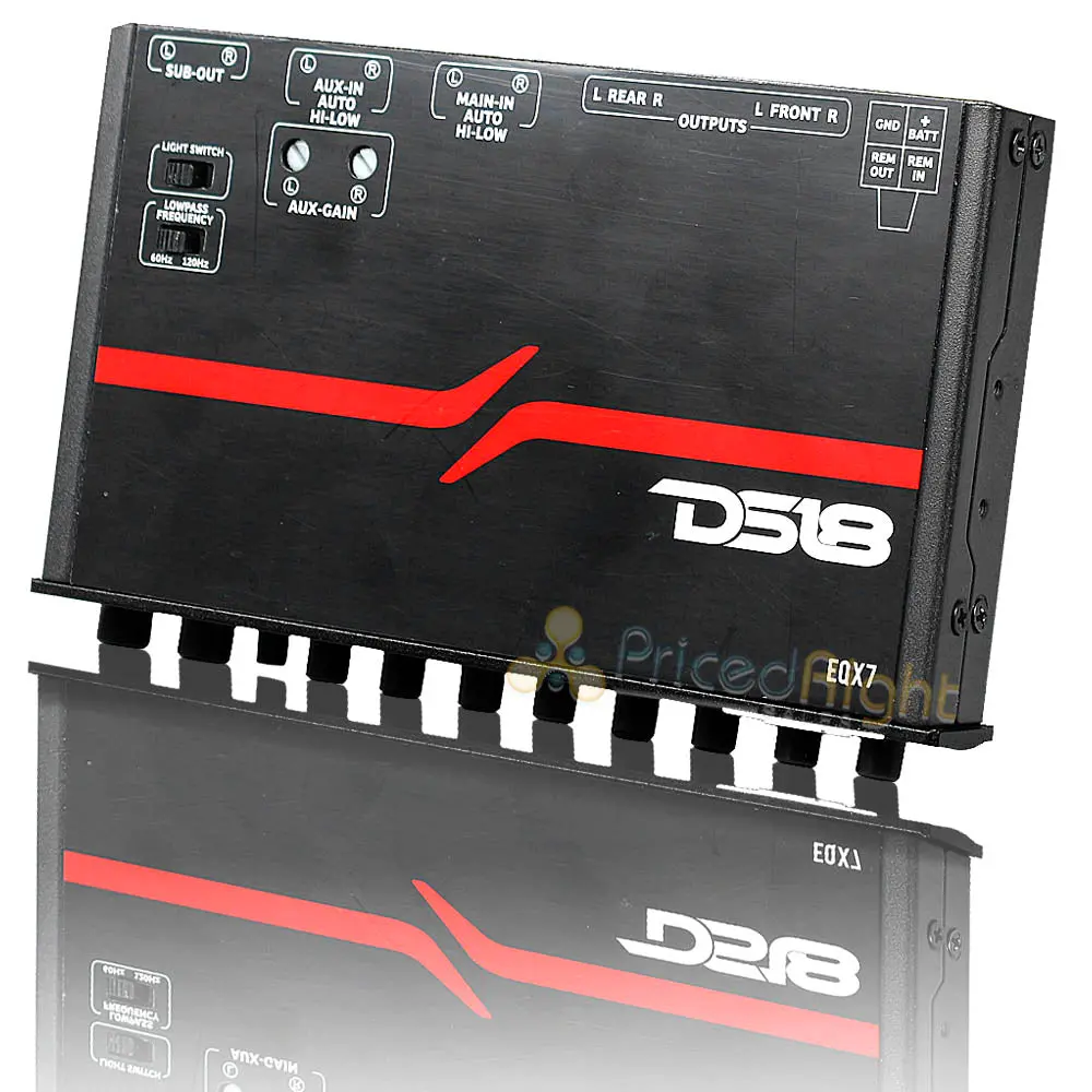 Ds18 7 Band Equalizer Subwoofer Control With High Level Input Auto Turn On Eqx7 1