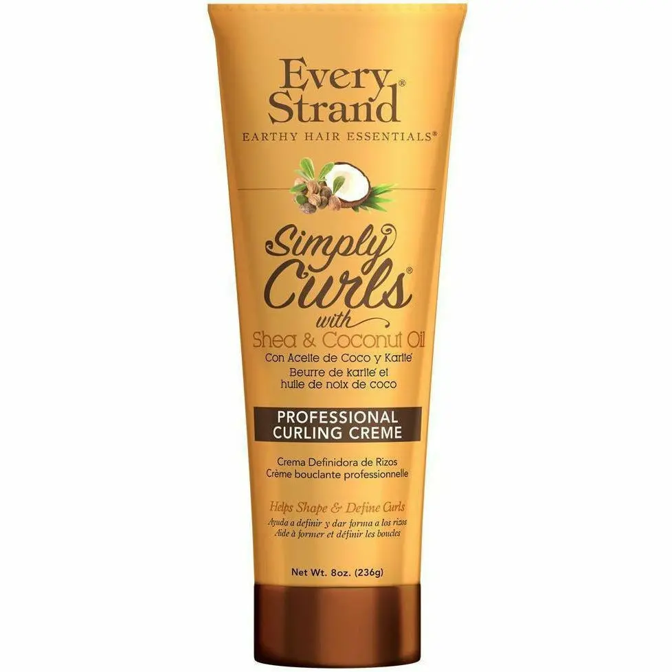 Every Strand: Simply Curls With Shea & Coconut Oil Professional Curling Creme 8Oz 1